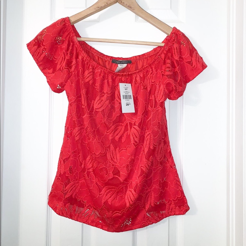 Suzy Shier Red Top